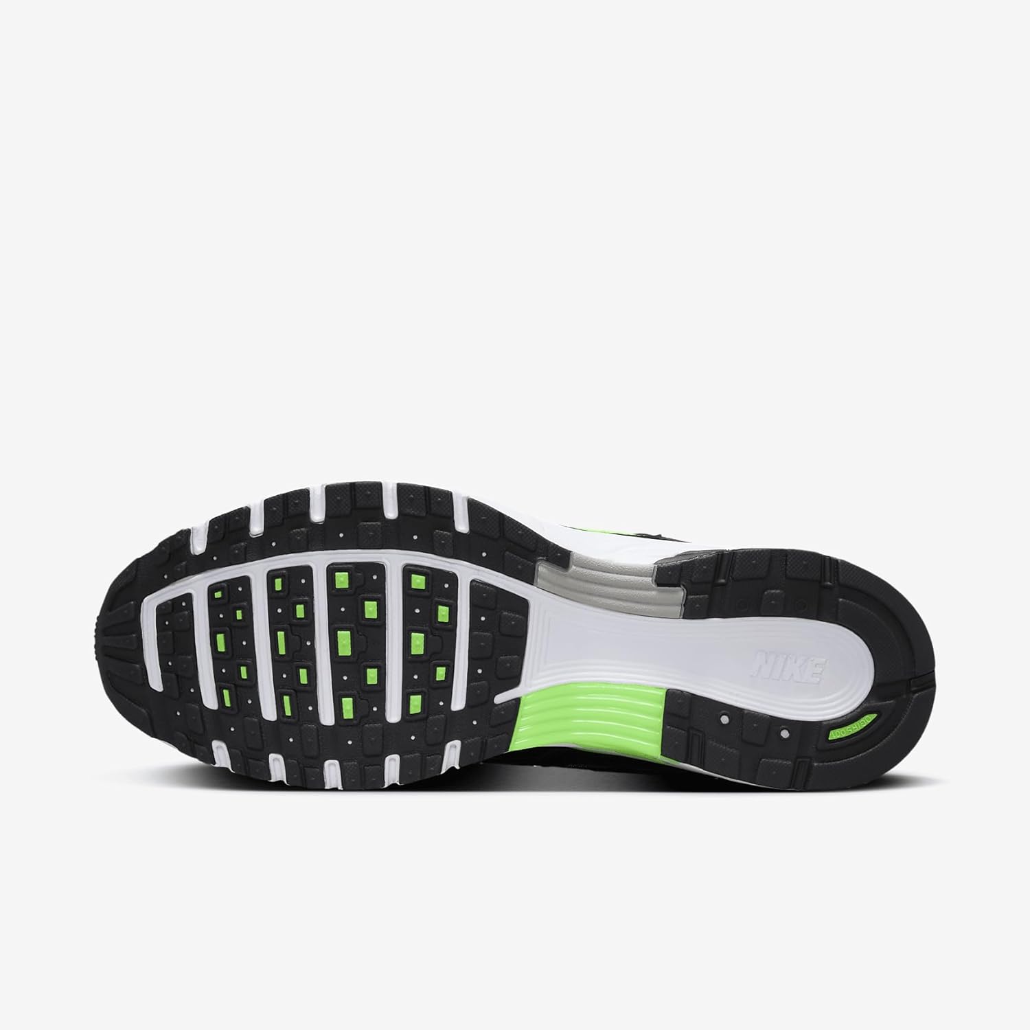 Мужские кроссовки Nike P-6000, белый/черный/зеленый — фото 2