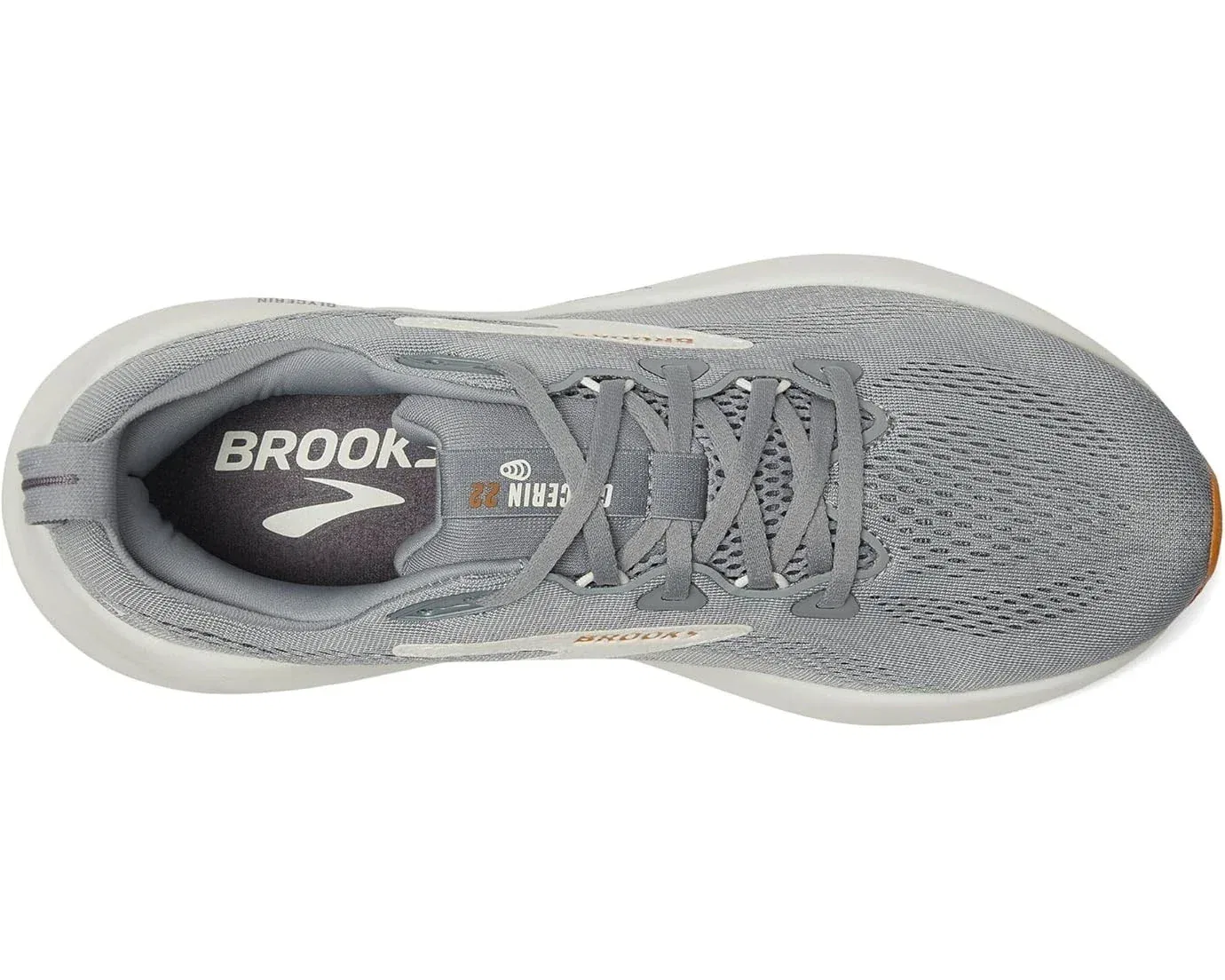 Кроссовки Brooks Glycerin 22 110445-1D-097 серые, для бега RHS7807 — фото 3