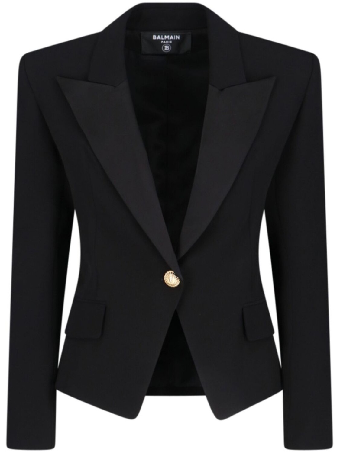 

Блейзер по фигуре Balmain, черный