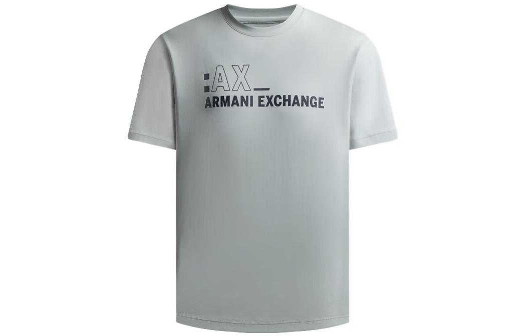 

ARMANI EXCHANGE Футболка мужская серо-зеленая