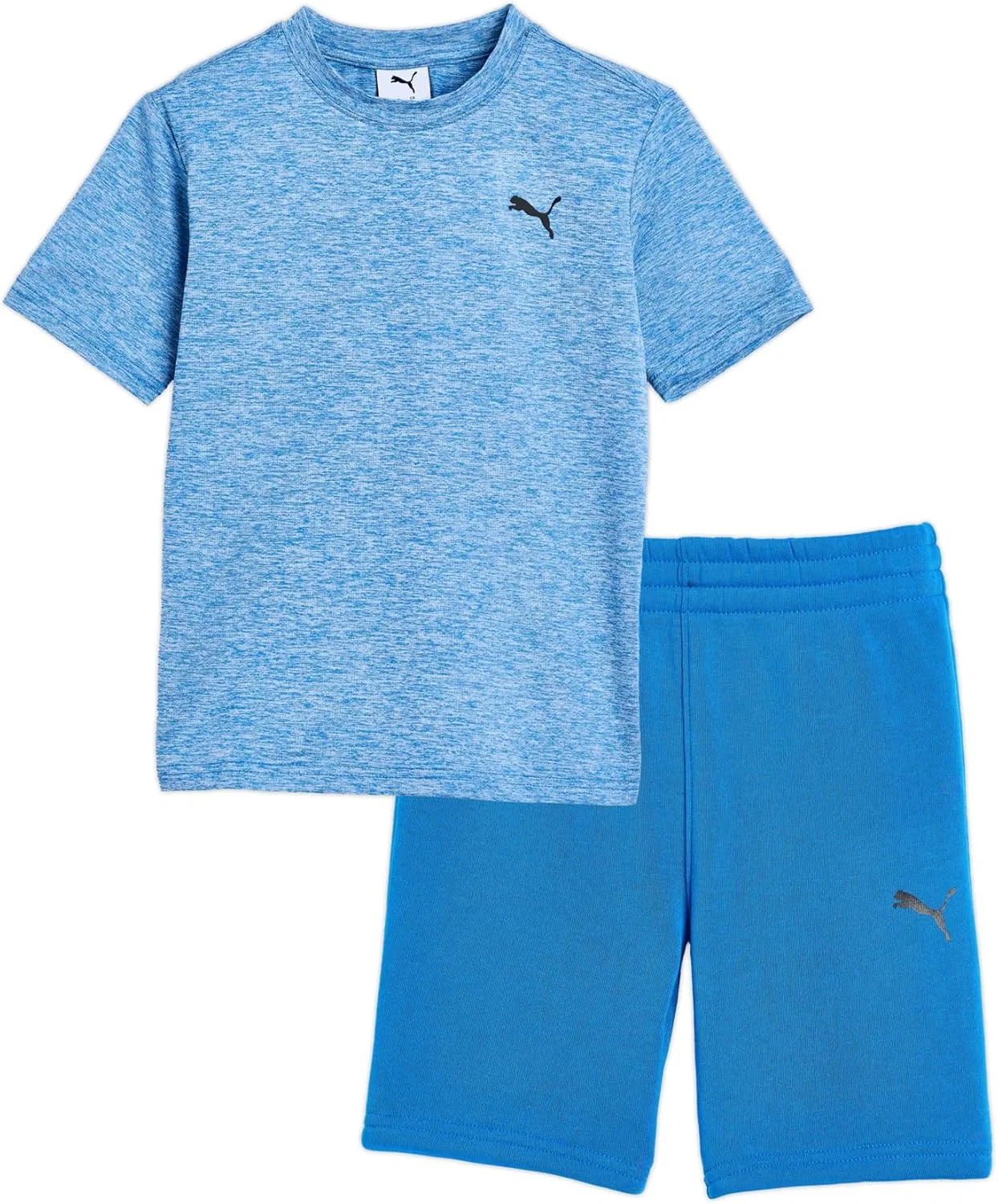 Детский спортивный комплект PUMA футболка и шорты, Racing Blue — фото 2