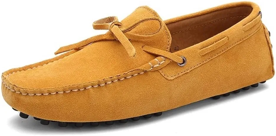 Лоферы мужские JIADELI Moccasins, желтый — фото 2