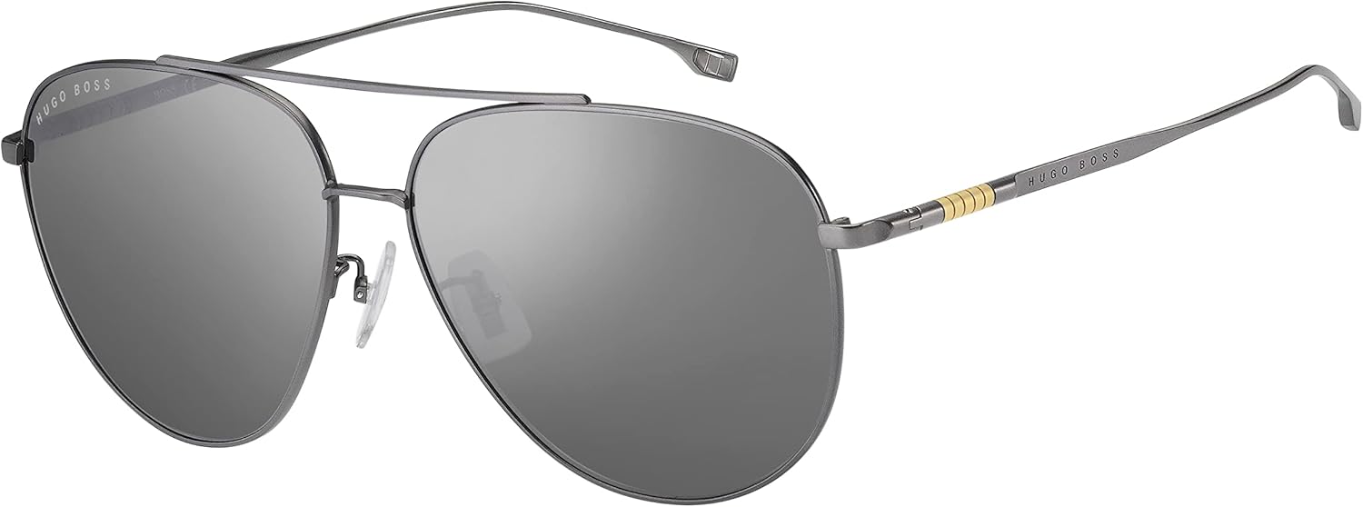 

Мужские солнцезащитные очки Hugo Boss Boss 1296/F/S Aviator, Matte Ruthenium/Silver Mirrored