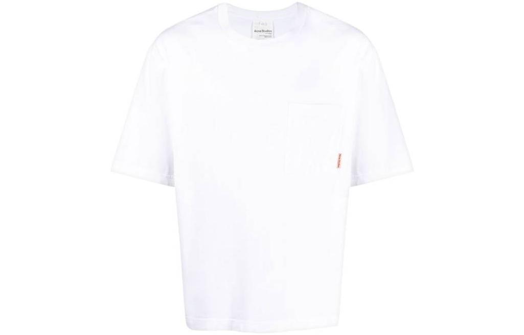 

Карманная футболка с детализацией Acne Studios, белый