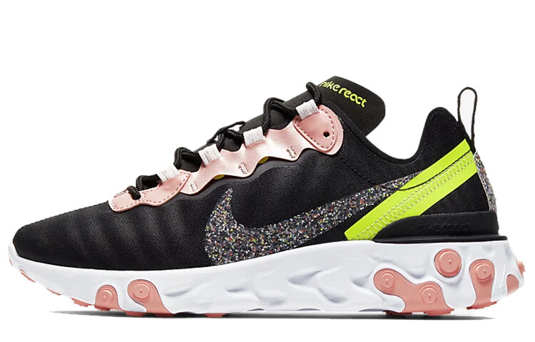 

Nike React Element 55 Premium Black Coral Stardust (женские)