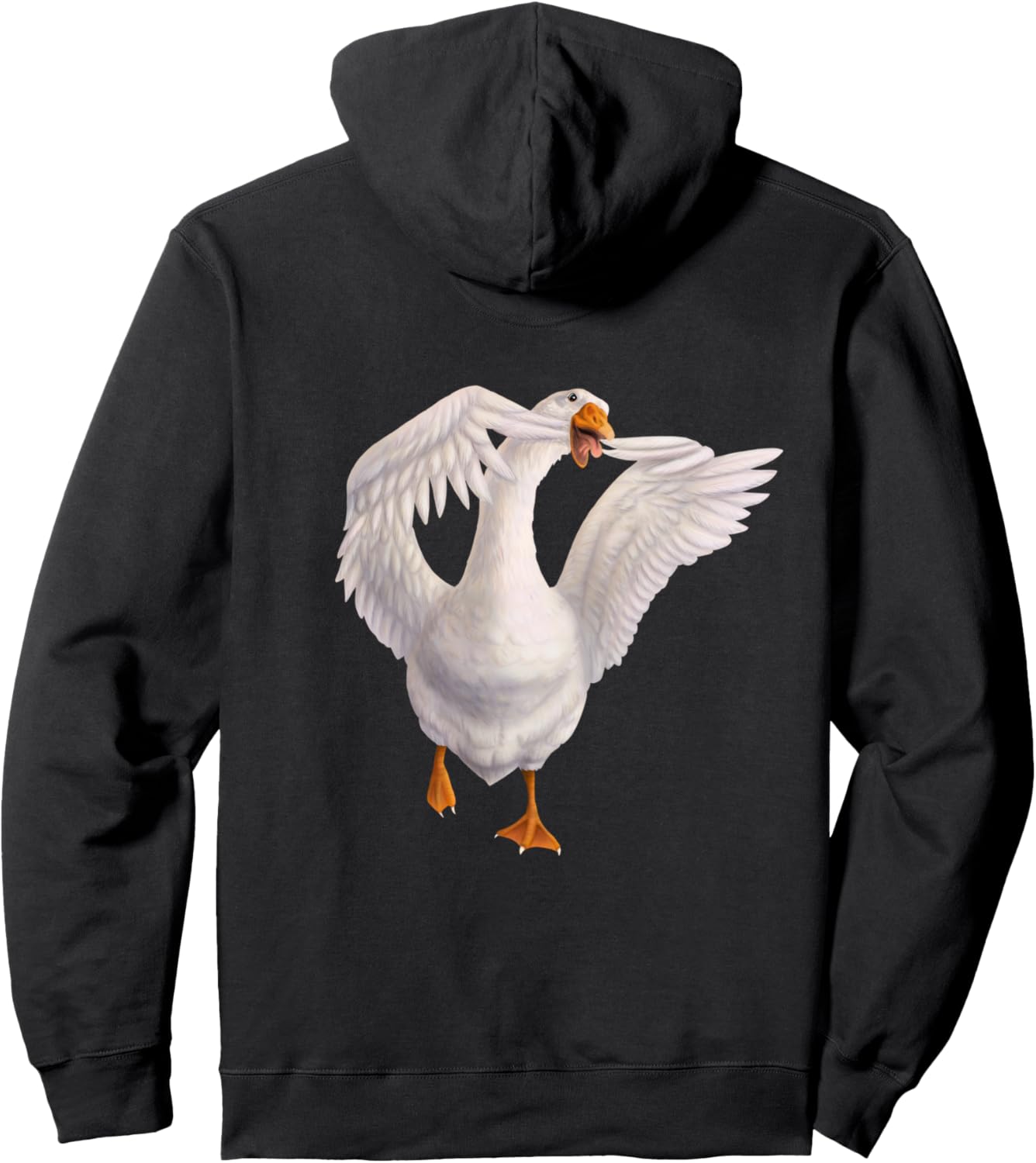 

Забавная толстовка с изображением гуся Birdy Birbs, черный