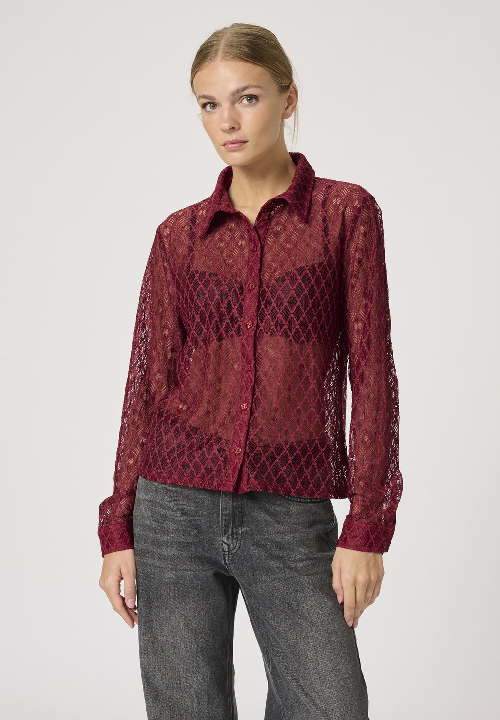 

Блузка на пуговицах VIOLA My Essential Wardrobe, красный