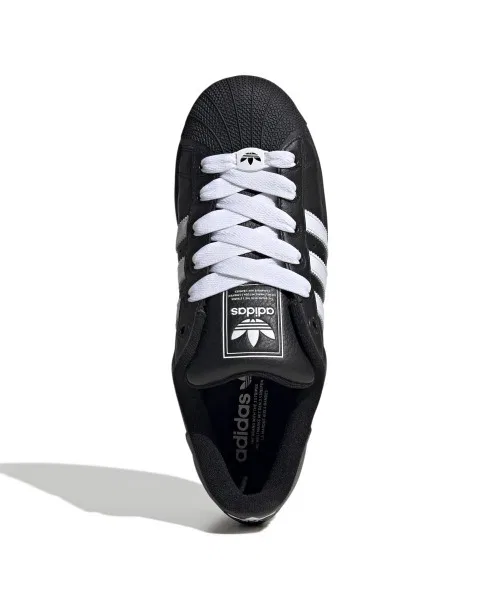 Мужские/женские кроссовки Superstar II adidas чёрные — фото 2