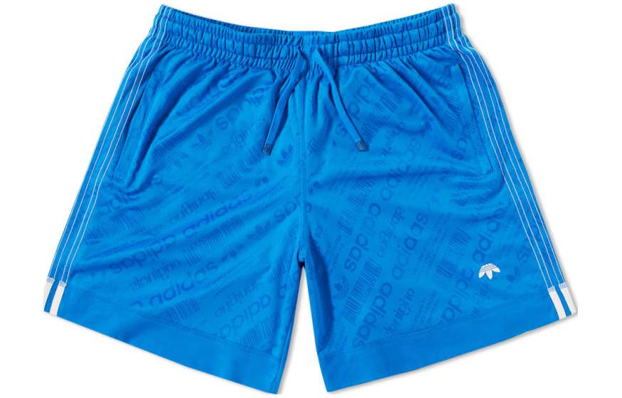 

ADIDAS X ALEXANDER WANG Повседневные шорты мужские синие Adidas Originals