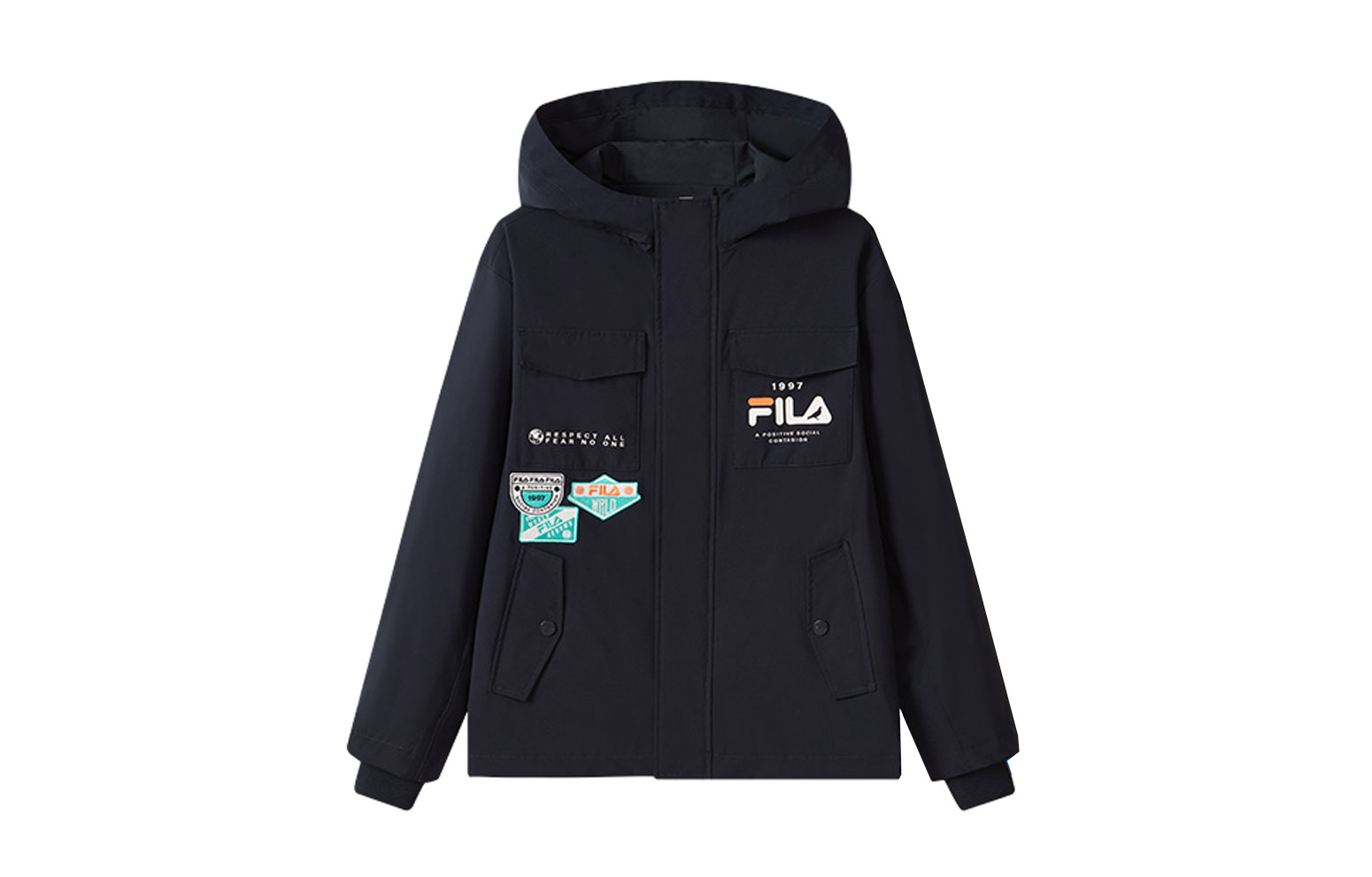 Детский спортивный костюм FILA KIDS, комплект одежды (Легендарный синий) — фото 2