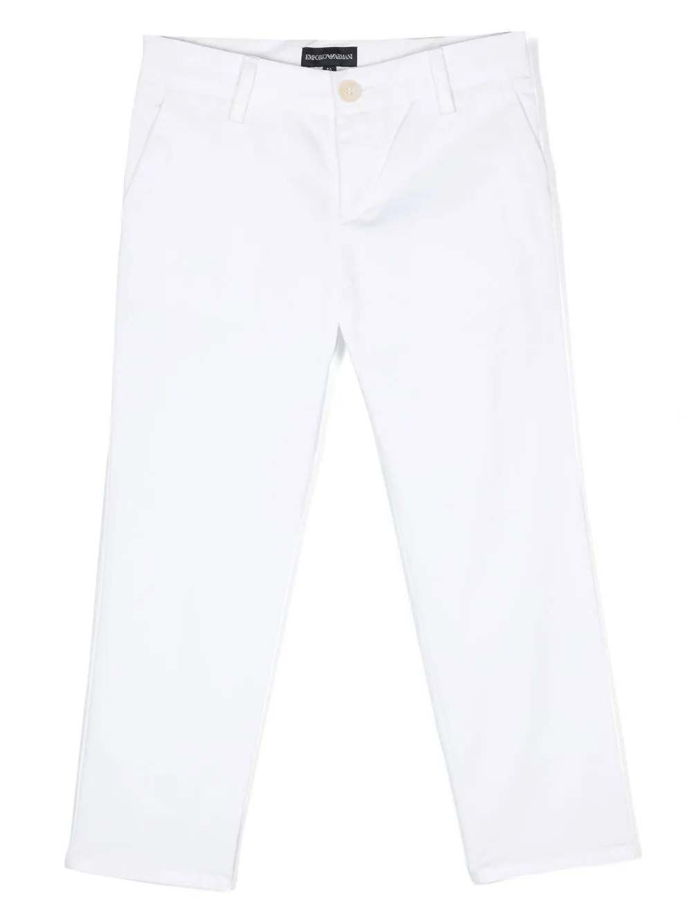 

Прямые брюки Emporio Armani Kids, белый