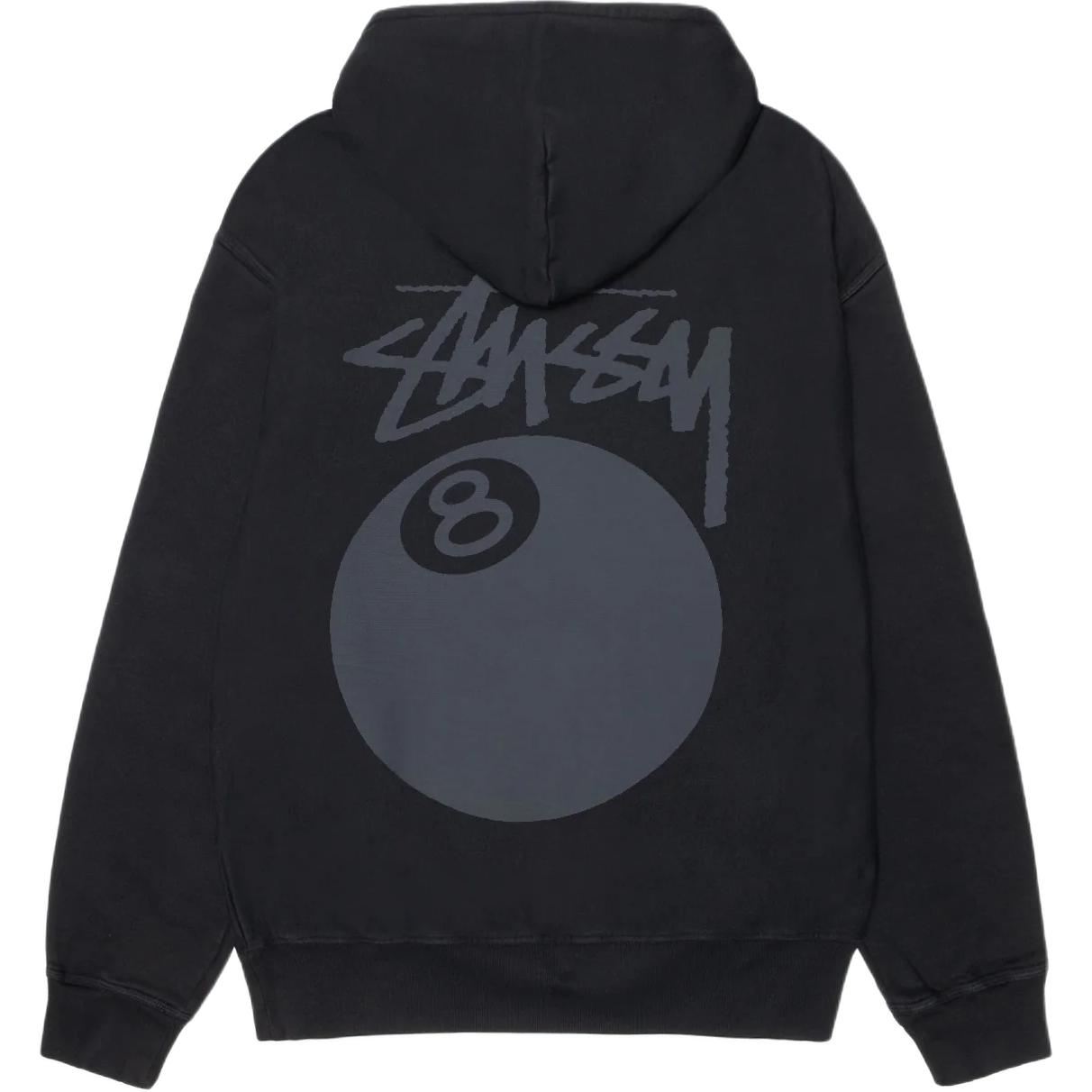 

Stussy SS24 8 Ball Hoodie Pigment Dyed In Khaki, Хаки, Stussy SS24 8 Ball Hoodie Pigment Dyed In Khaki