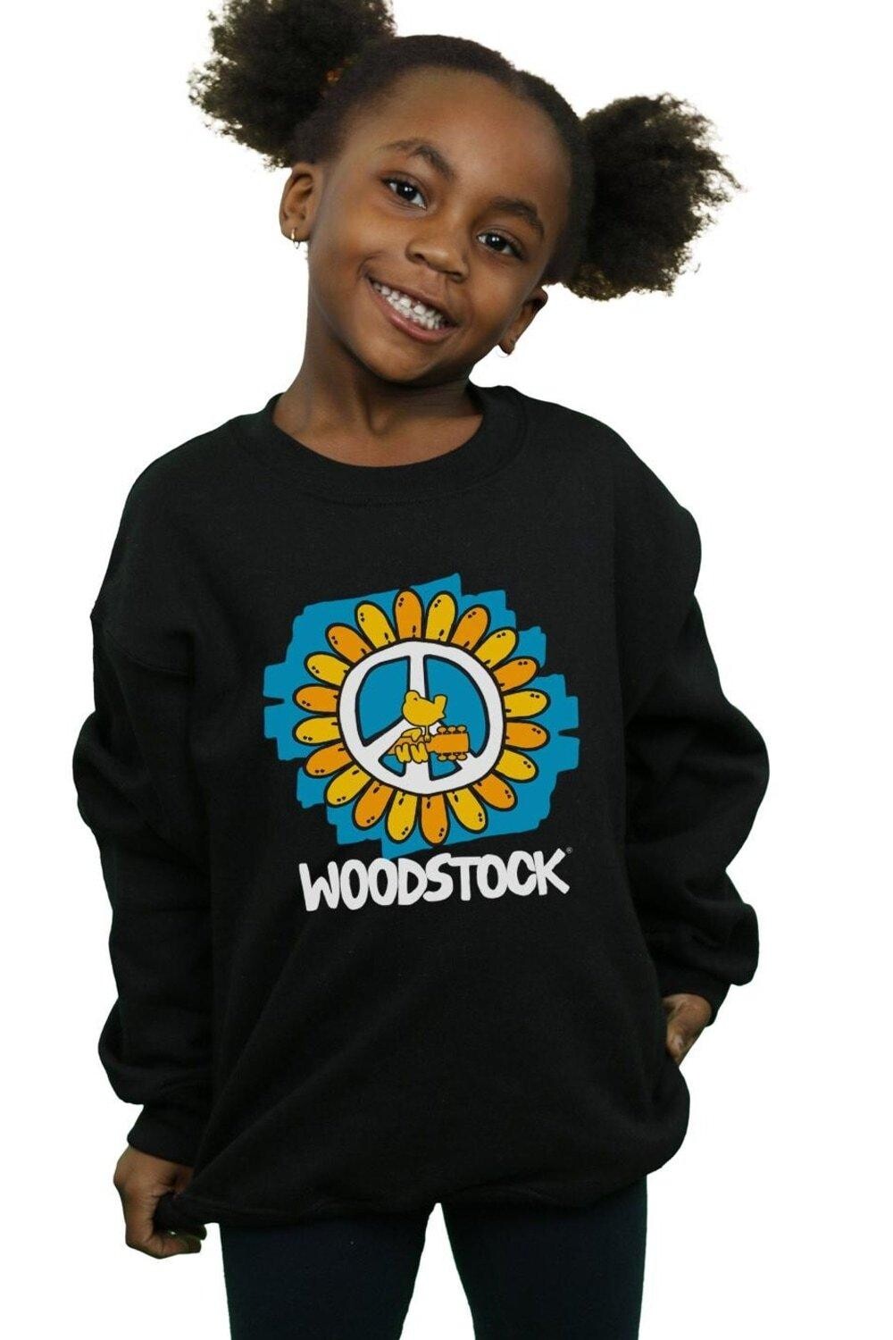 

Толстовка «Цветочный мир» Woodstock, черный