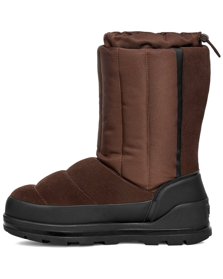 Сапоги замшевые UGG Classic Klamath короткие, коричневый — фото 2
