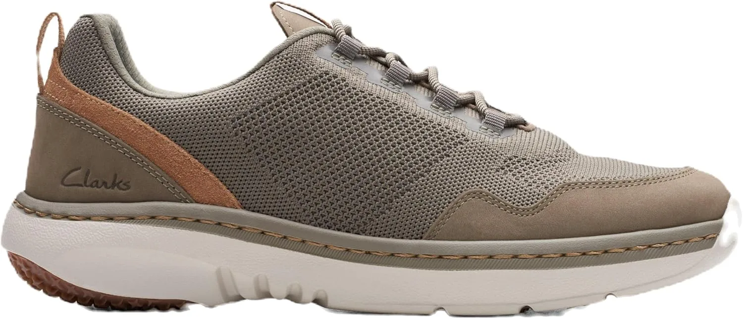 Мужские нескользящие кроссовки Clarks Pro Knit, каменный