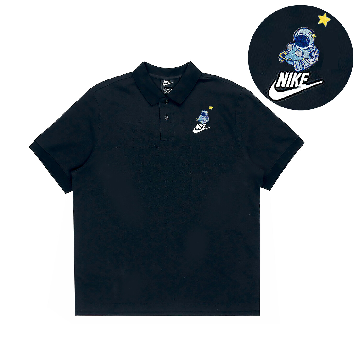 

Рубашка-поло унисекс Nike, цвет Black