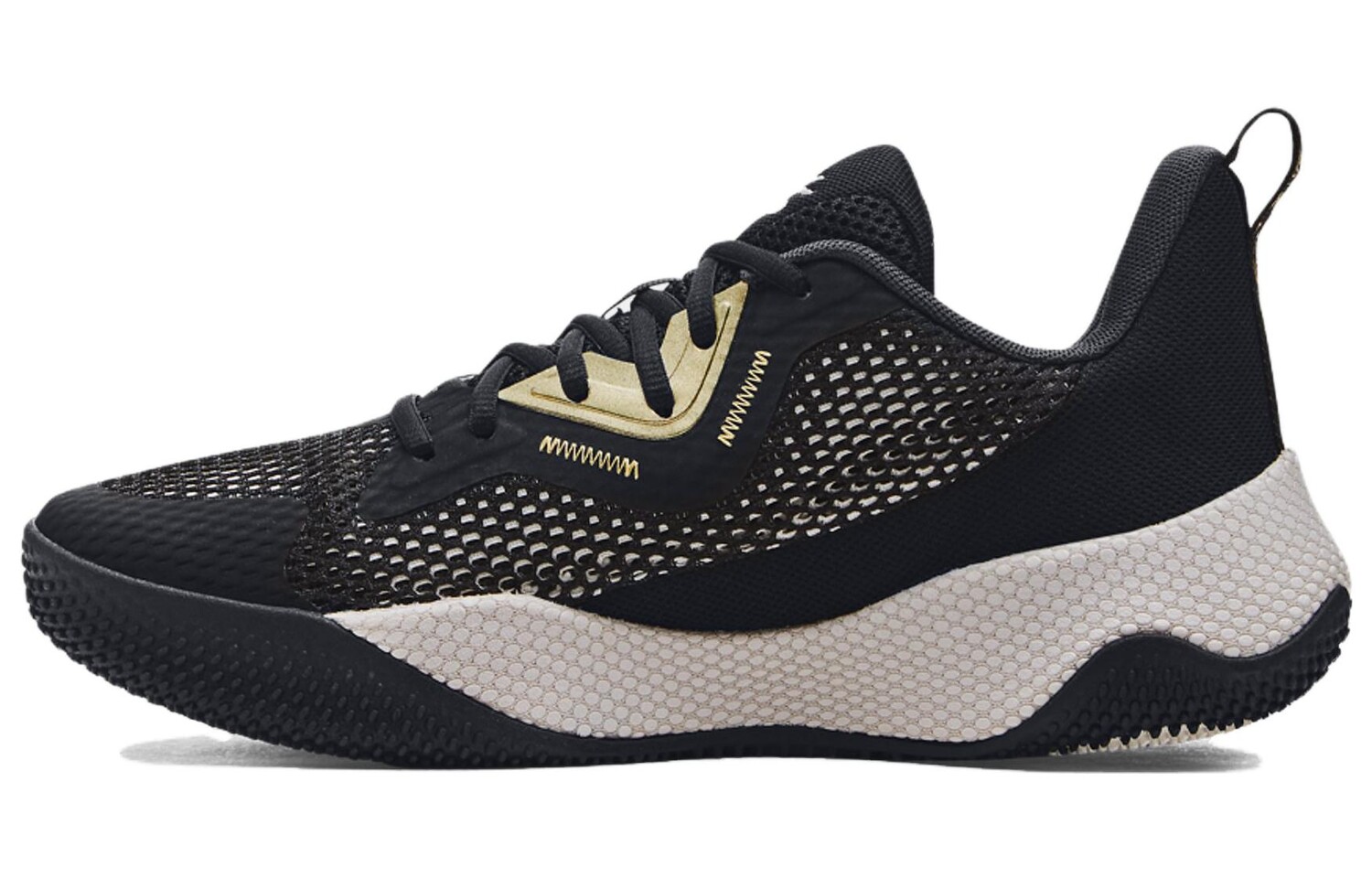 

Кроссовки Under Armour Hovr Splash 3 Basketball Unisex, черный/золотой