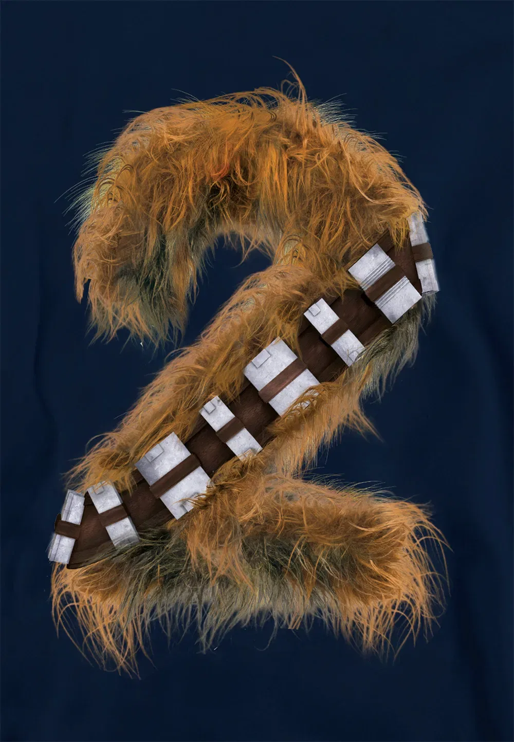 Детская толстовка Star Wars Chewbacca, Disney, темно-синий — фото 2