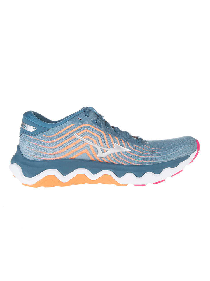 Кроссовки Mizuno Laufschuhe Wave Horizon 6, светло-синий — фото 2