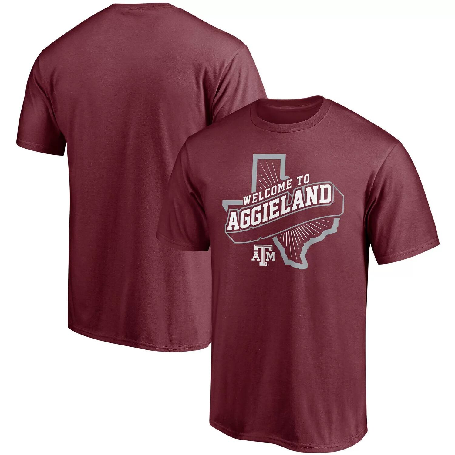 

Мужская темно-бордовая футболка с логотипом Texas A&M Aggies Hometown Fanatics, Красный, Мужская темно-бордовая футболка с логотипом Texas A&M Aggies Hometown Fanatics