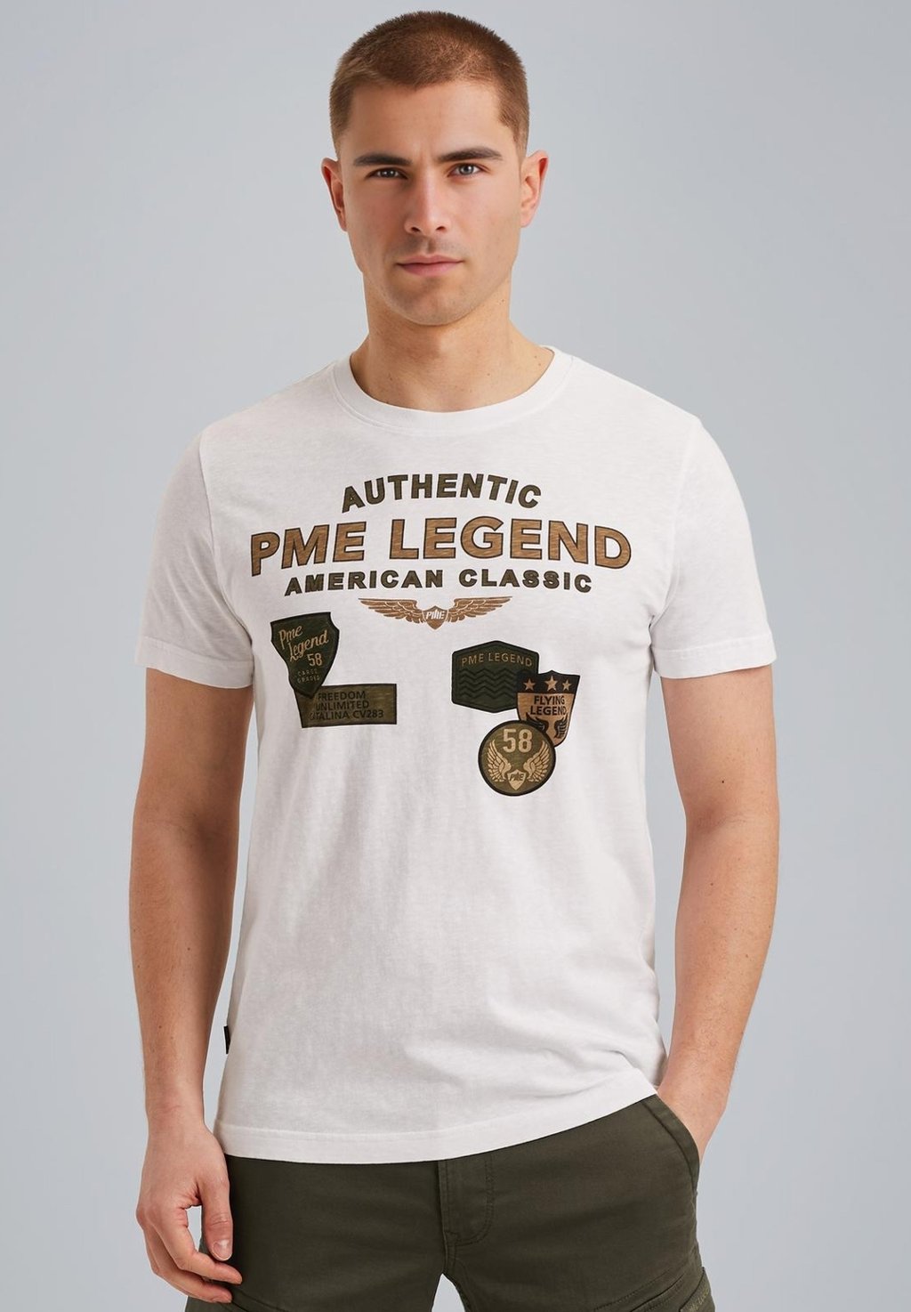 

Футболка с принтом PME Legend, белый