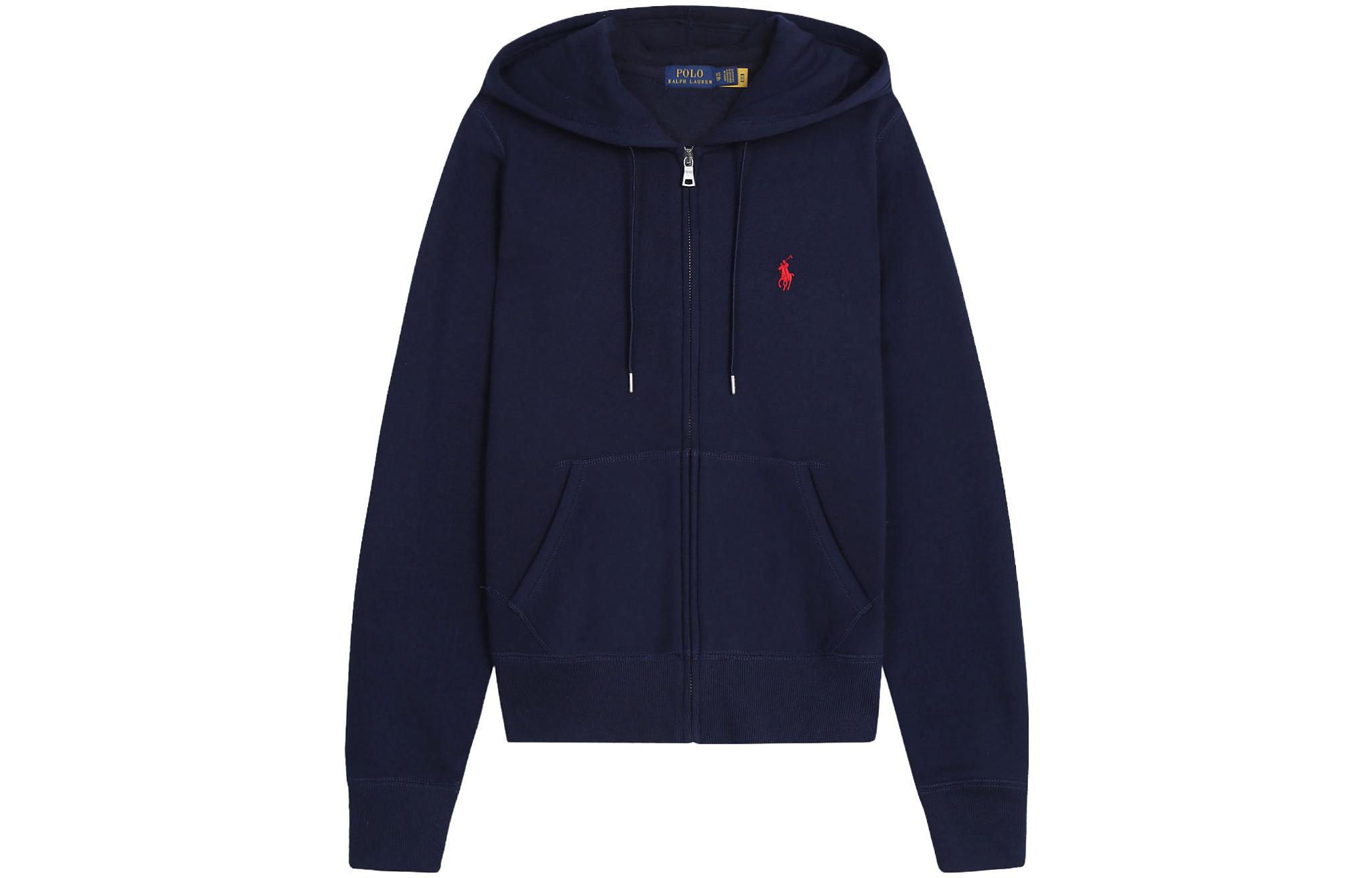 

Пуховик с косой вязкой Polo Ralph Lauren, темно-синий