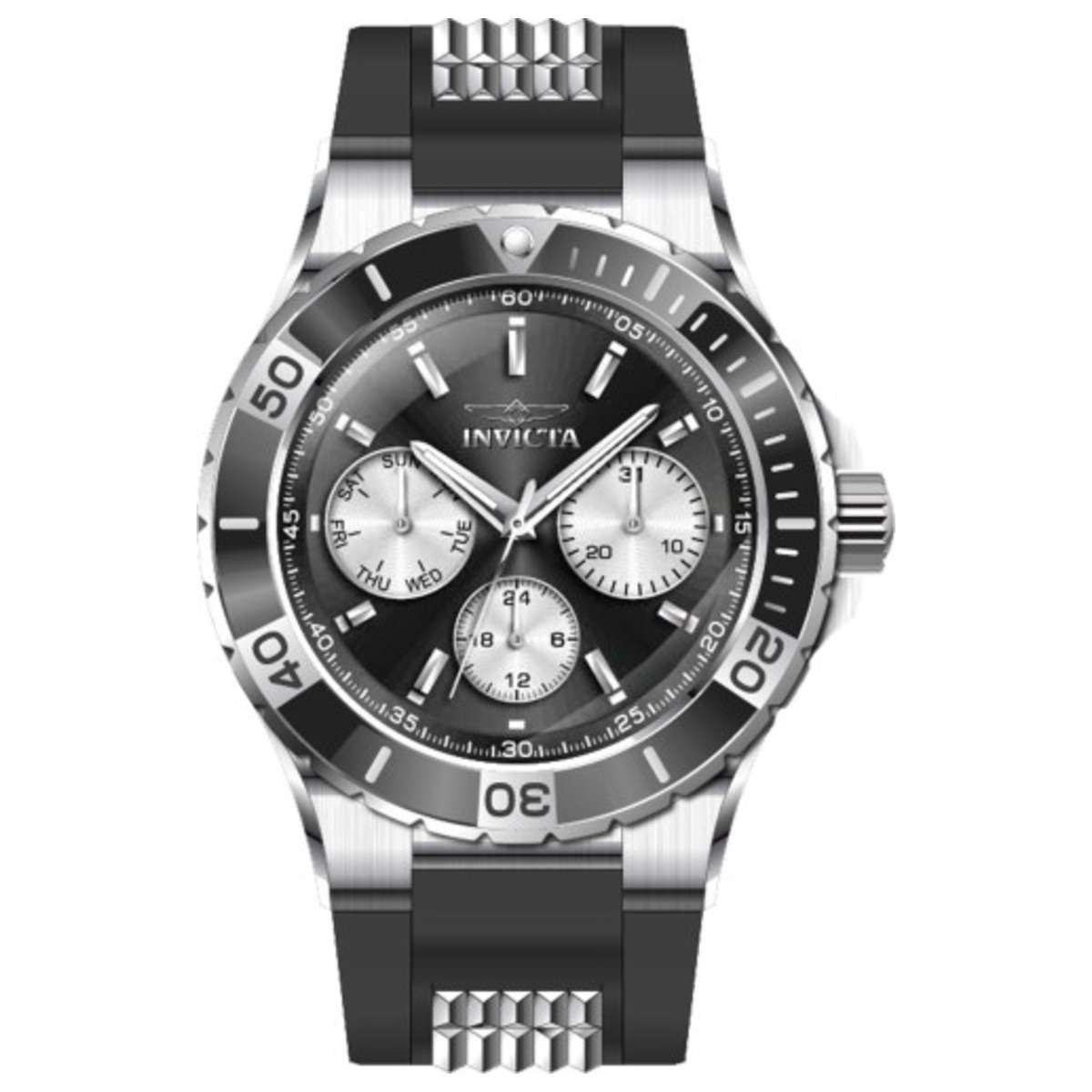 

Женские кварцевые часы Invicta Aviator 38 мм, черный