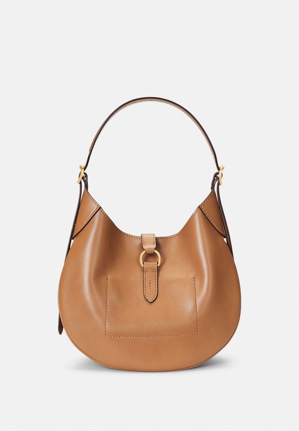 

Сумка через плечо POLO ID LEATHER SMALL SHOULDER BAG Ralph Lauren, цвет Tan