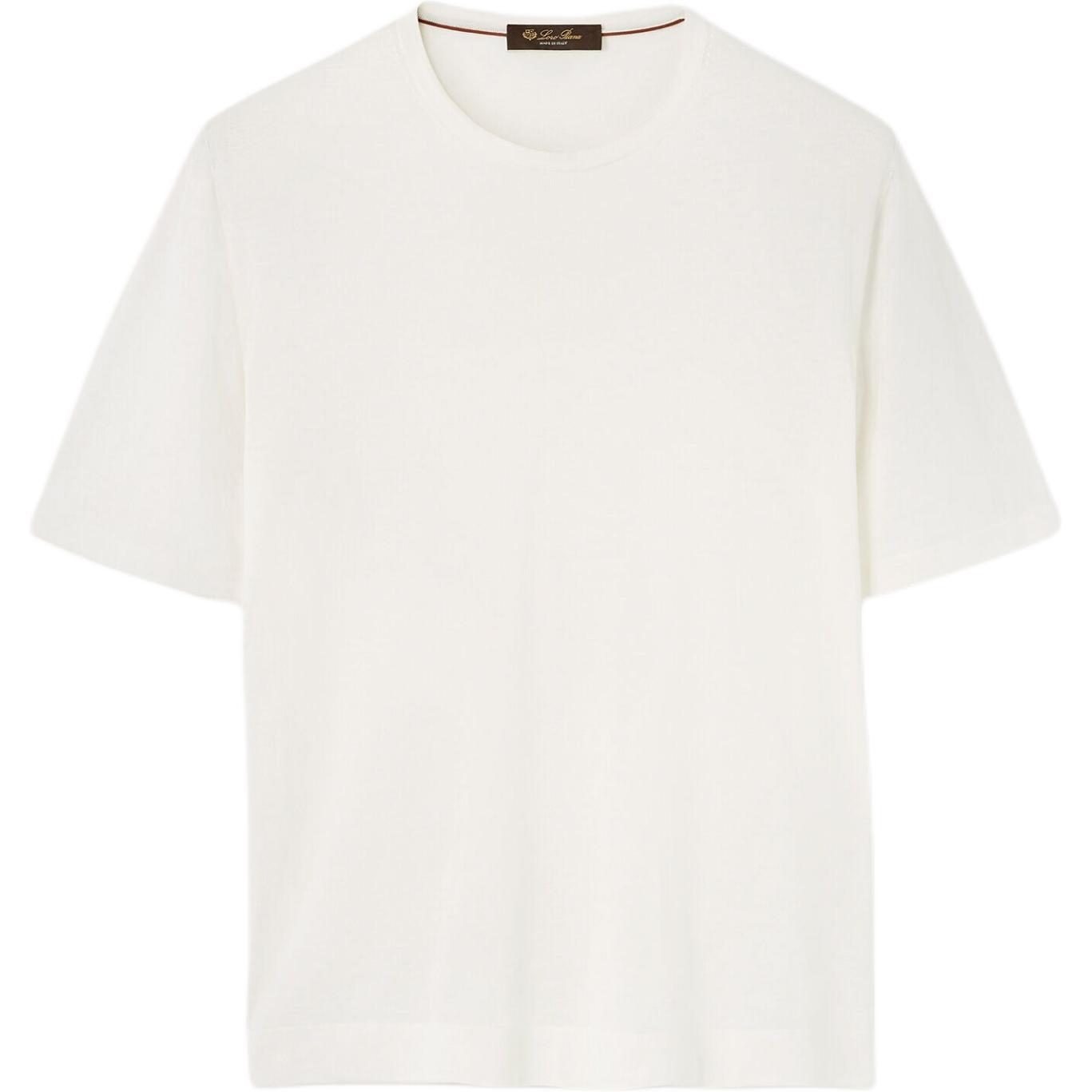 

Loro Piana Футболка мужская белая, Белый, Loro Piana Футболка мужская белая