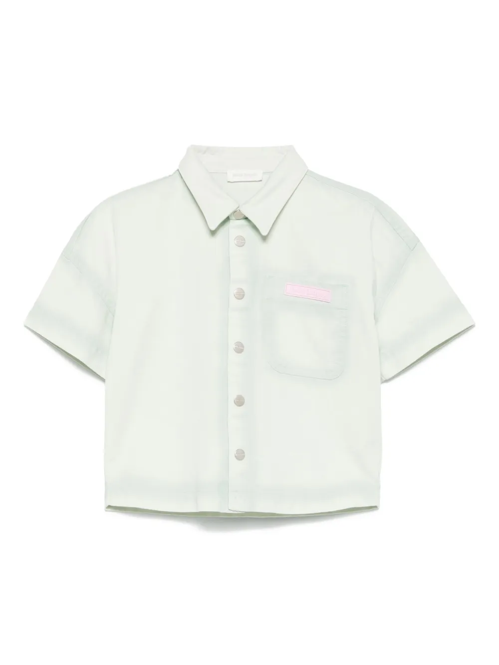 

Рубашка с принтом Palm Angels Kids, зеленый