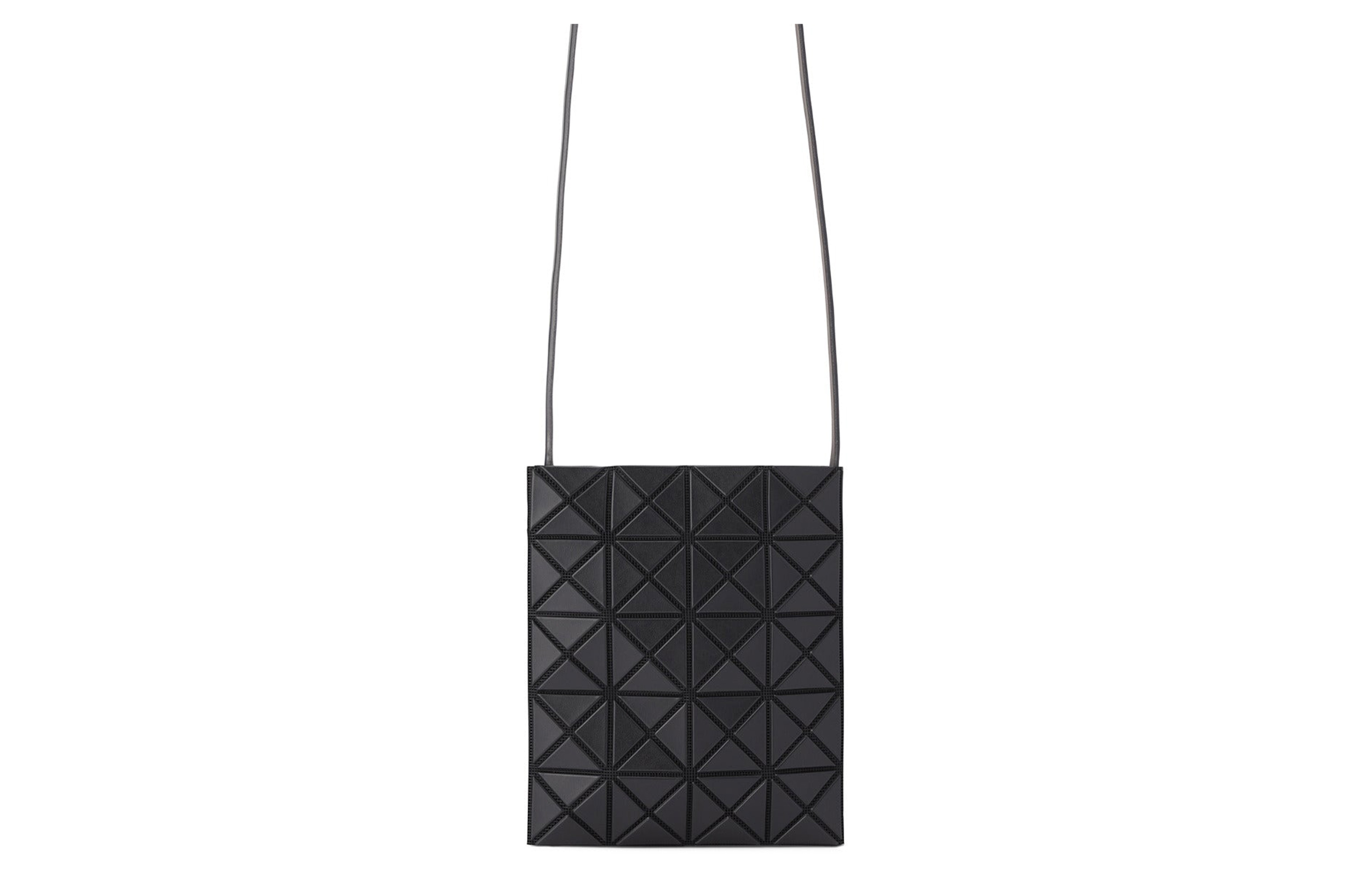 

ISSEY MIYAKE Сумка-мессенджер Prism из винилхлоридной смолы, унисекс, матово-черная