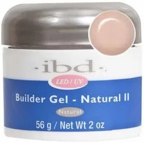 Гель для моделирования ногтей ibd LED/UV Builder Gel Natural II 56 г белый