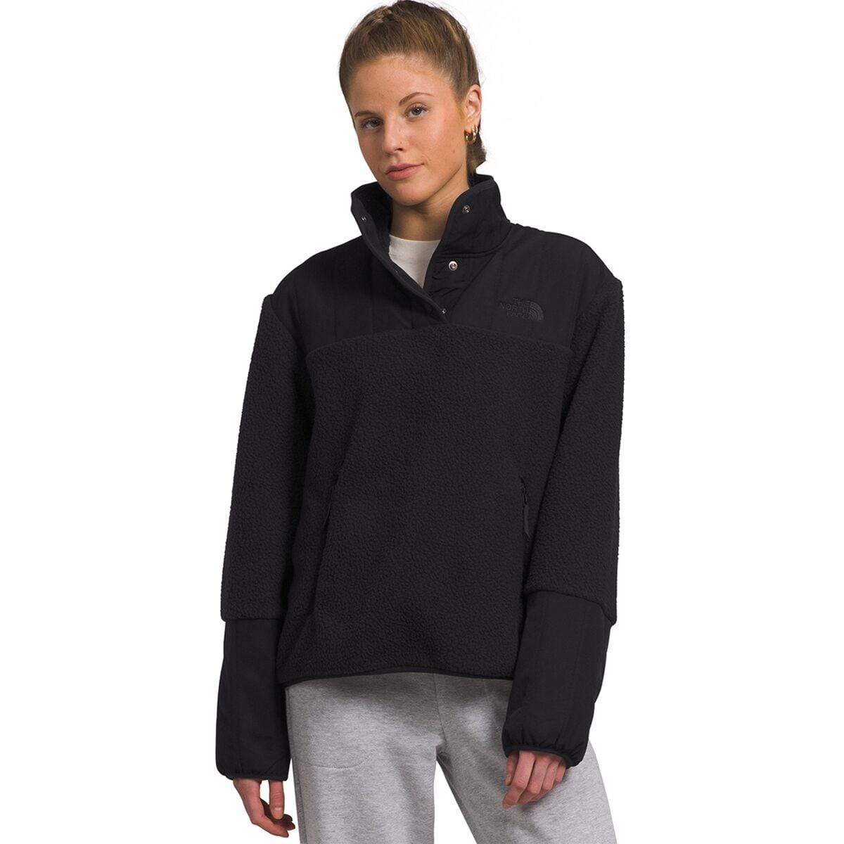 

Флисовый пуловер cragmont с застежкой 1/4 The North Face, черный