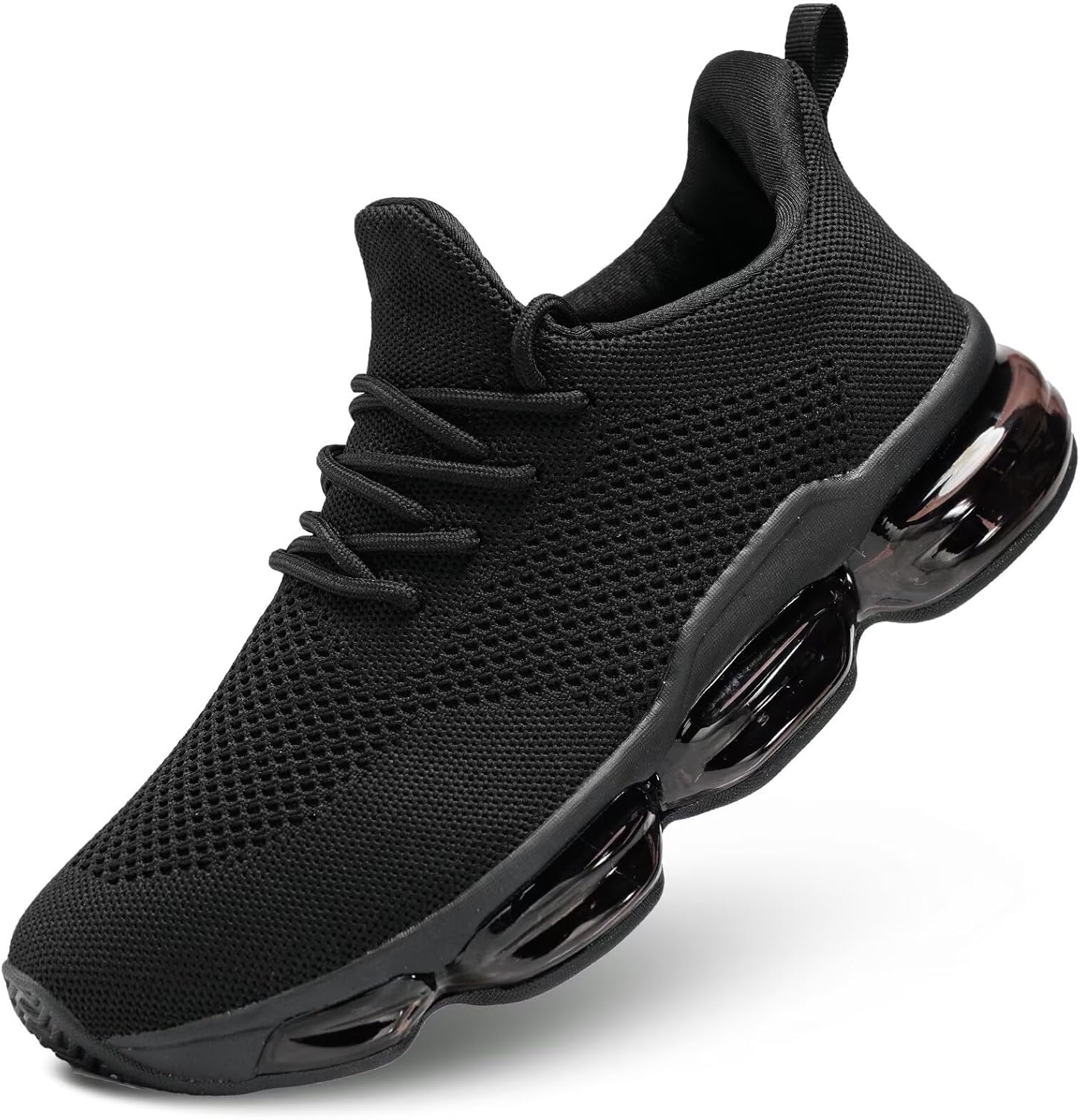 

Мужские кроссовки для бега с амортизацией, противоскользящие, для тренировок, повседневной носки, баскетбольные кроссовки, модные теннисные спортивные кроссовки, фитнес и кросс-тренинг Srenket, черный