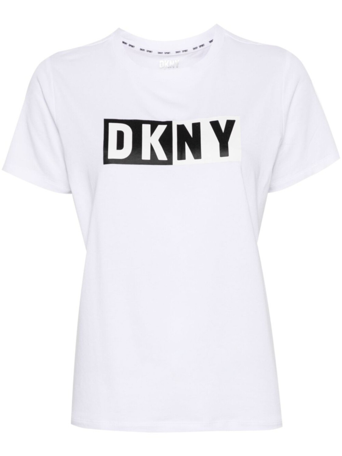 

DKNY футболка с логотипом, белый