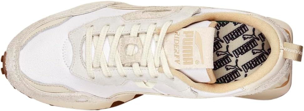 Мужские кроссовки PUMA Rider FV Future Vintage с шнуровкой, повседневные - серые — фото 4