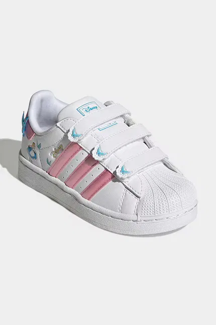 Кроссовки детские Disney Superstar II Adidas Originals, белый — фото 2