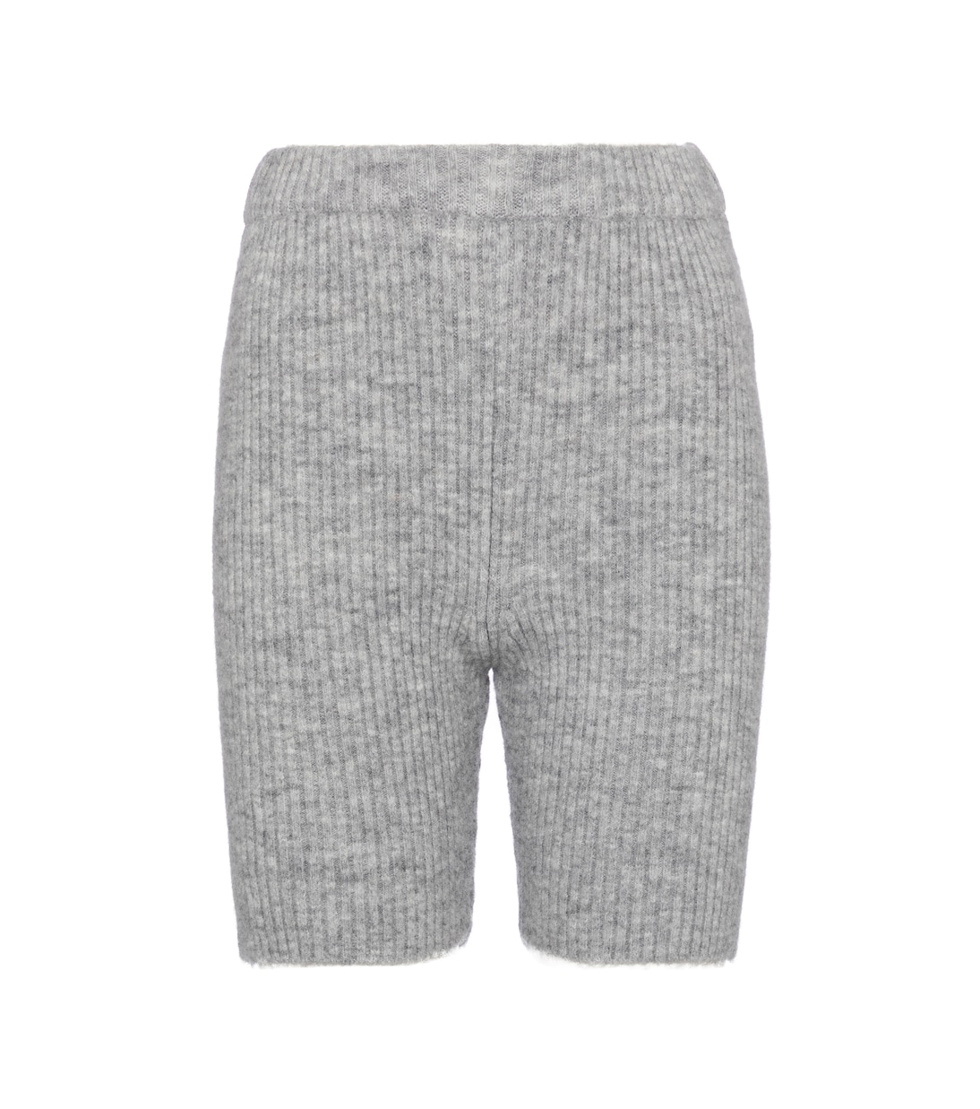 

Байкерские шорты Siu из рубчатого трикотажа Nanushka, Light Grey