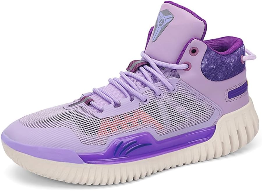 

Мужские спортивные кроссовки Rongduyan для прогулок на открытом воздухе и баскетбольных соревнований, фиолетовый