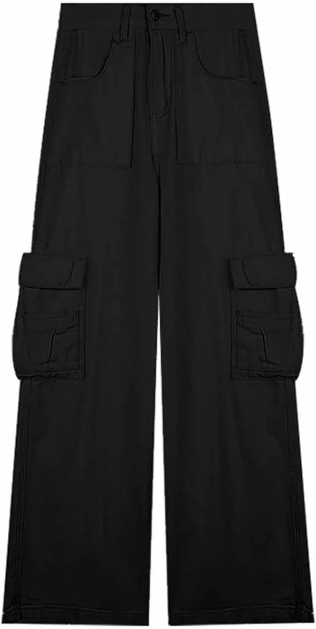 

Джинсы Bootcut для женщин Mid Waist Y2K Cargo с эффектом Vintage Wash