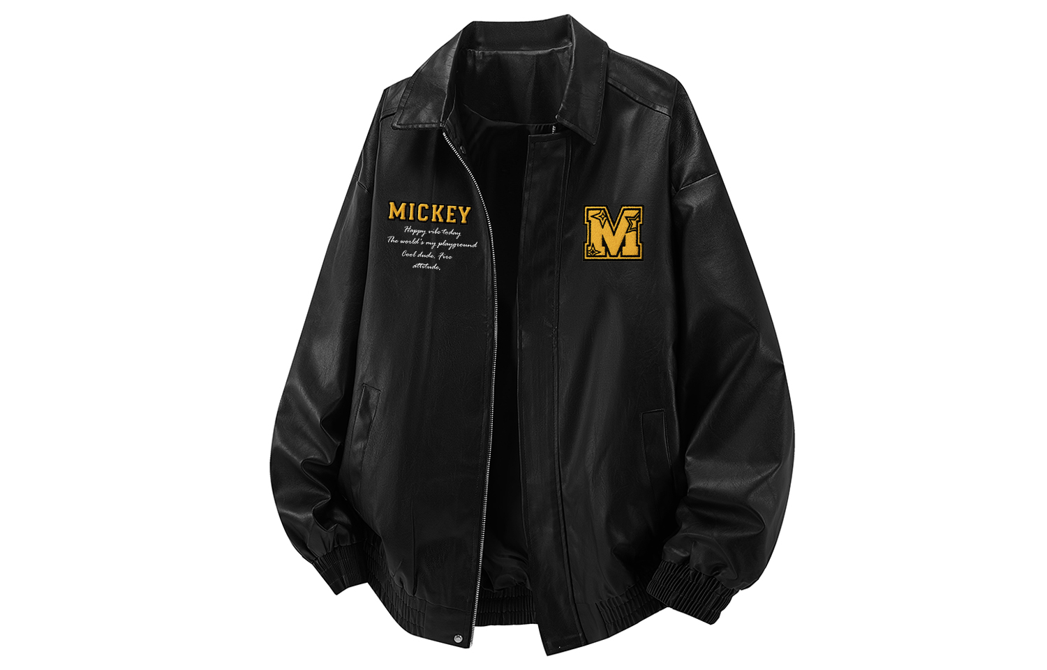 

Disney Кожаная куртка унисекс, Black