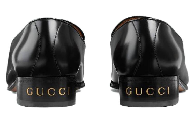 Лоферы мужские Gucci Tassel-detail, черный — фото 4