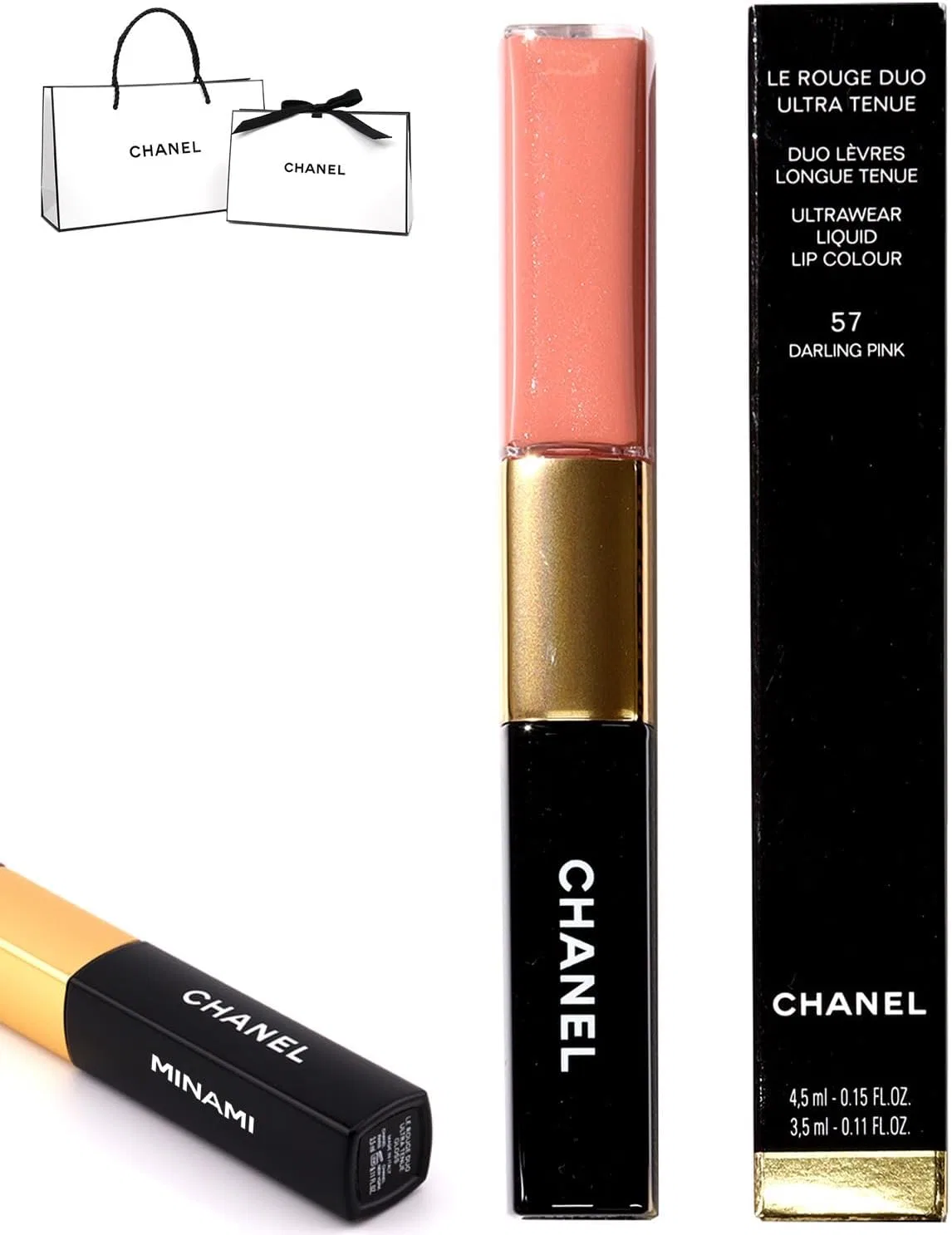 Губная помада-блеск 2-в-1 Chanel 57 Darling Pink