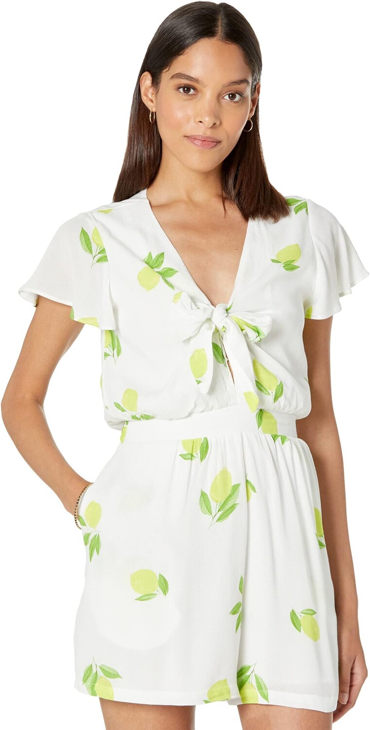 

Комбинезон 1.STATE Tie Front Romper, цвет Lemon Grove