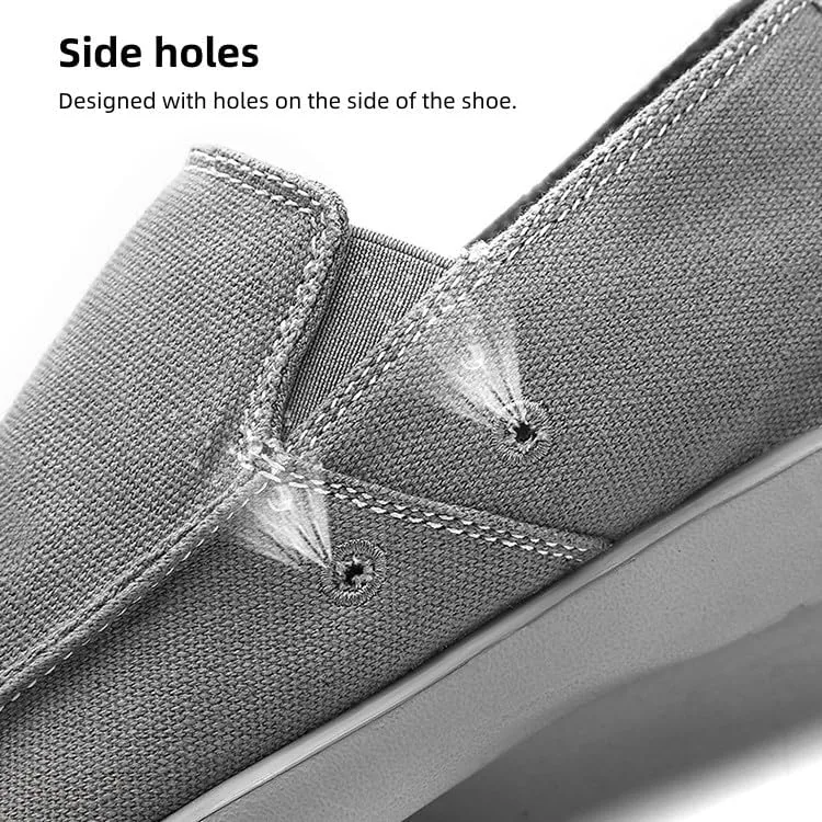 

Мужские слипоны из холщовой ткани, повседневные лоферы, мужские туфли-дек, удобные лодочные туфли с резиновой подошвой Fhjiycchufdth, серый