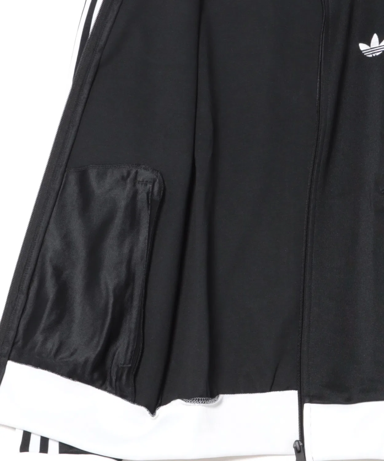 Куртка-ветровка adidas U Classic Tracktop, чёрная — фото 3