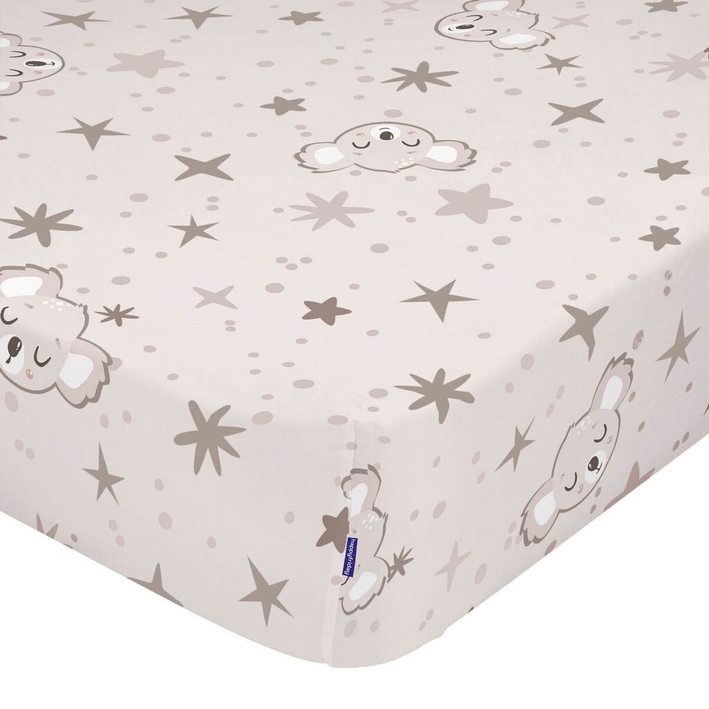 

Простыня HappyFriday MOSHI MOSHI Colorful 105 x 200 x 32 см, мультиколор