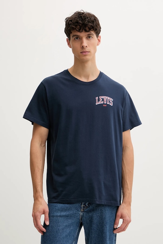 

Хлопковая футболка Levi'S, темно-синий
