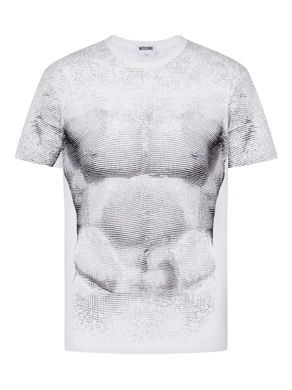 

Футболка с принтом Moschino, белый