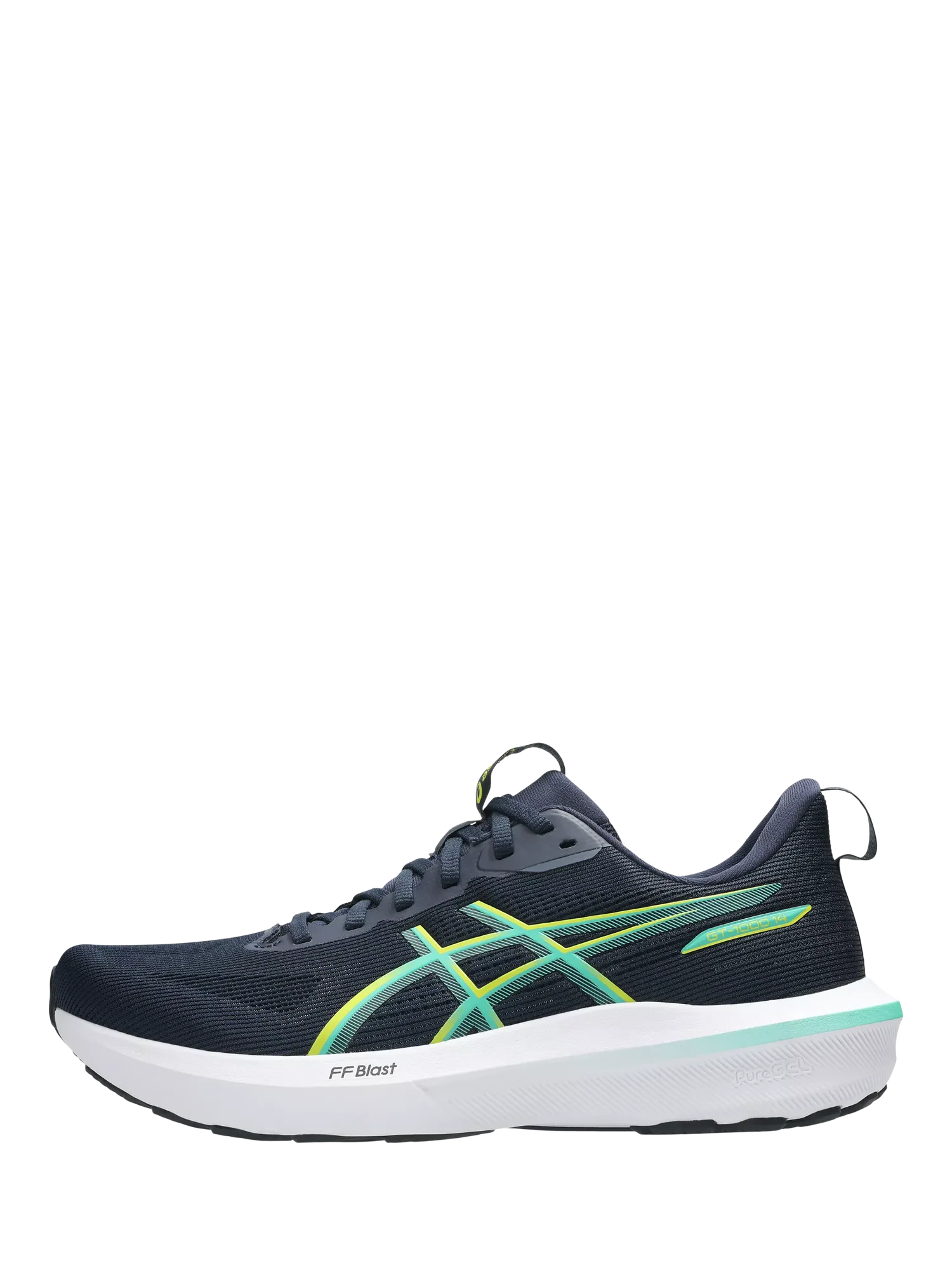 Мужские беговые кроссовки GT-1000, синие/разноцветные ASICS — фото 2